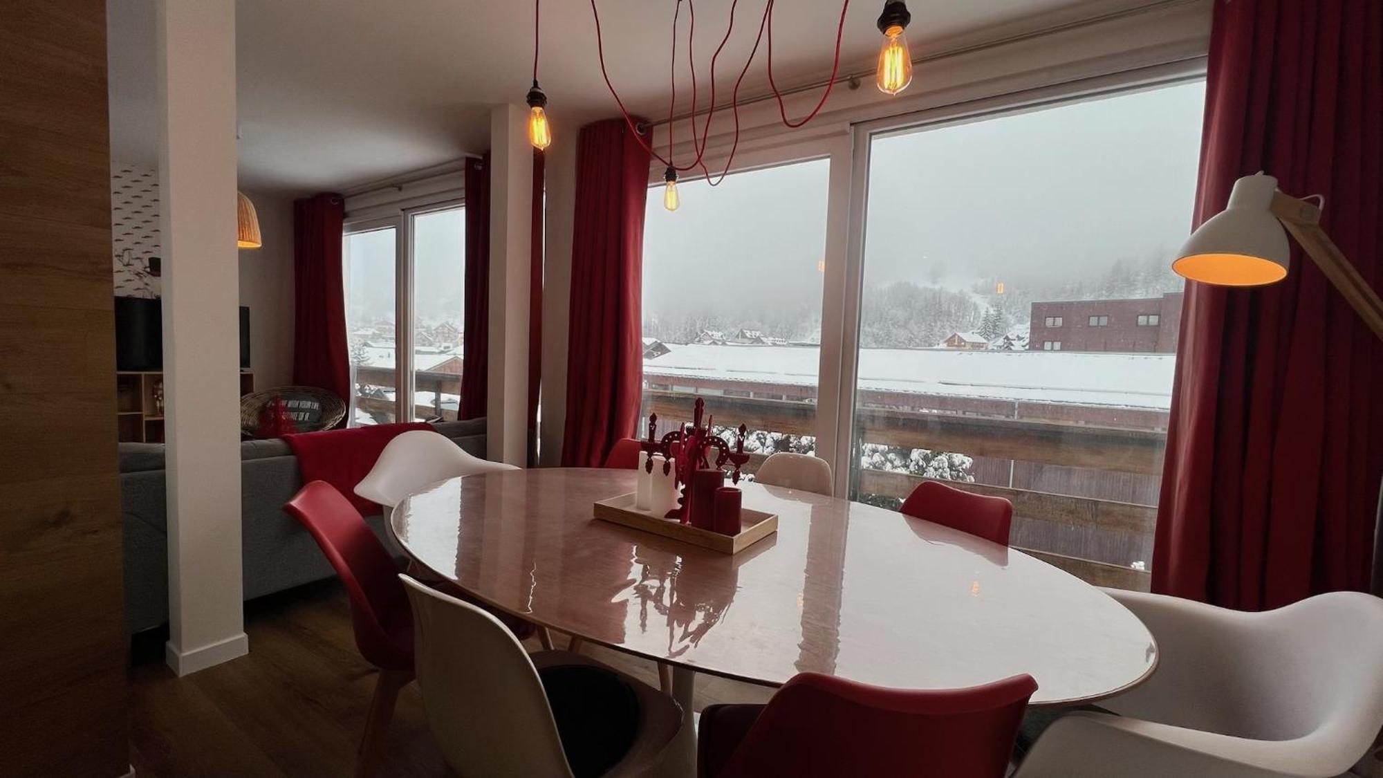 Rouge Canneberge -8 Personnes- 84M2 Vue Degagee Setaz Valloire Eksteriør bilde